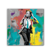 Nature's Symphony Minimalist Abstract Wrapped Canvas